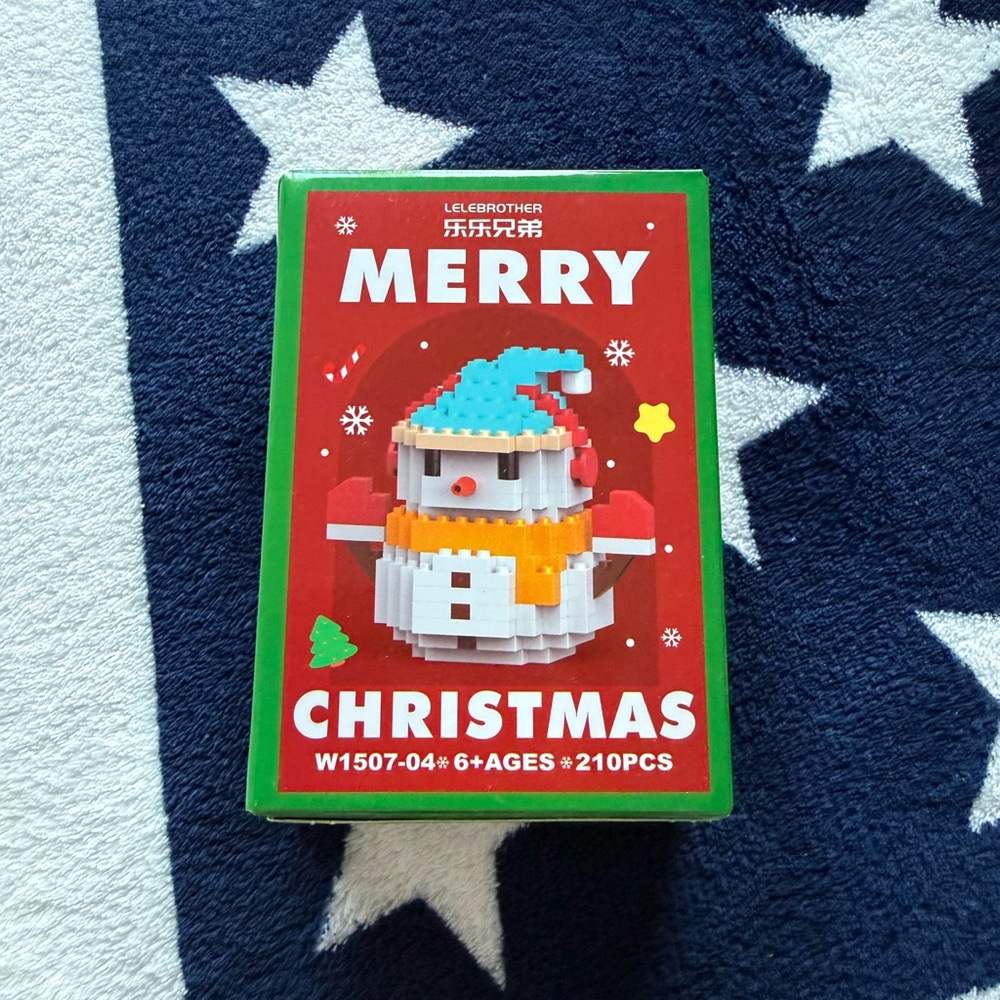 Christmas Snowman Building Set - Multicolor